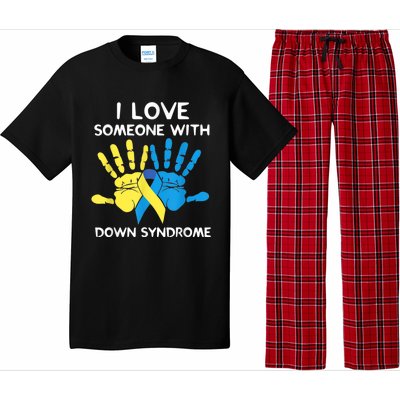 Down Syndrome Awareness  I Love Someone With Down Syndrome Pajama Set