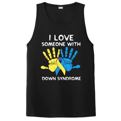 Down Syndrome Awareness  I Love Someone With Down Syndrome PosiCharge Competitor Tank