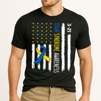 Down Syndrome Awareness Us Flag Trisomy 21 Cooling Performance Crew T-Shirt