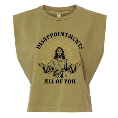 Disappointments Sarcastic All Of You Christian Jesus Garment-Dyed Women's Muscle Tee