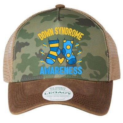 Down Syndrome Awareness Socks T21 Blue Yellow Ribbon Legacy Tie Dye Trucker Hat