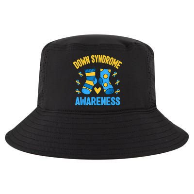 Down Syndrome Awareness Socks T21 Blue Yellow Ribbon Cool Comfort Performance Bucket Hat