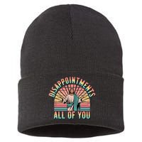 Disappointments Sarcastic All Of You Christian Jesus  Sustainable Knit Beanie