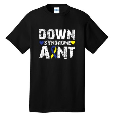 Down Syndrome Aunt Family Matching For Down Syndrome Awareness Gift Tall T-Shirt