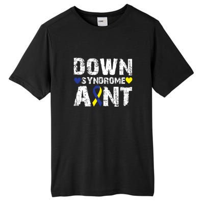 Down Syndrome Aunt Family Matching For Down Syndrome Awareness Gift Tall Fusion ChromaSoft Performance T-Shirt