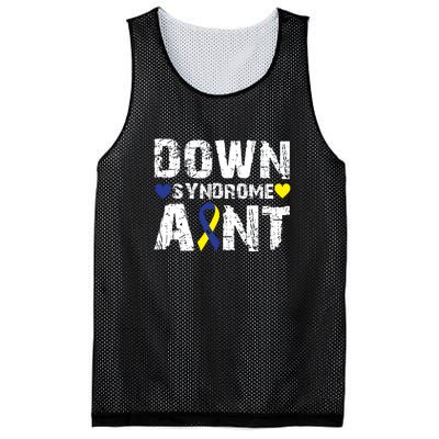 Down Syndrome Aunt Family Matching For Down Syndrome Awareness Gift Mesh Reversible Basketball Jersey Tank