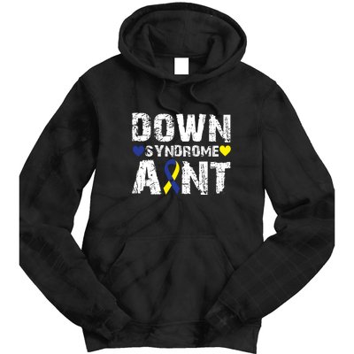 Down Syndrome Aunt Family Matching For Down Syndrome Awareness Gift Tie Dye Hoodie