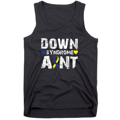 Down Syndrome Aunt Family Matching For Down Syndrome Awareness Gift Tank Top