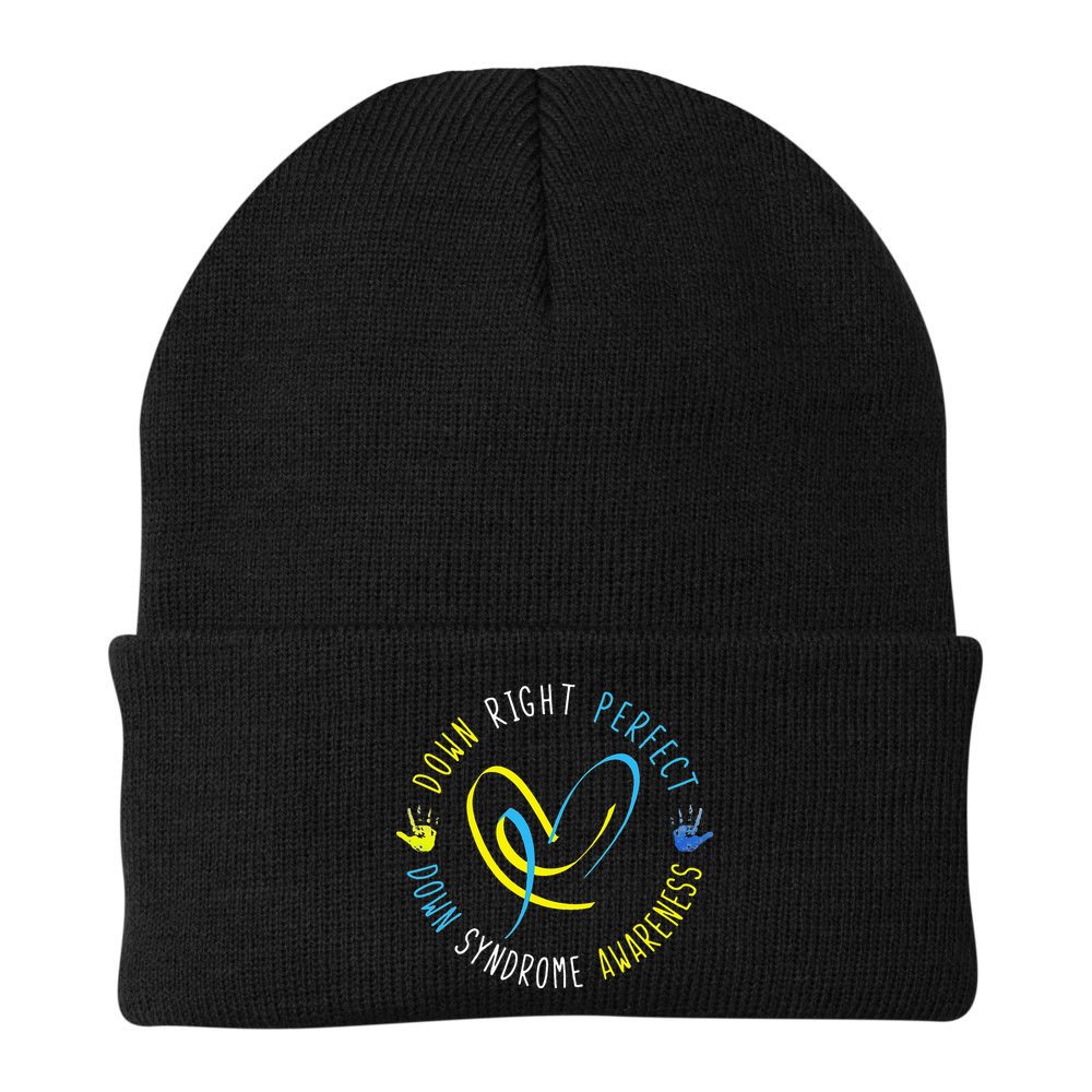 Down Syndrome Awareness Day 21 March Down Right Perfect Beanie