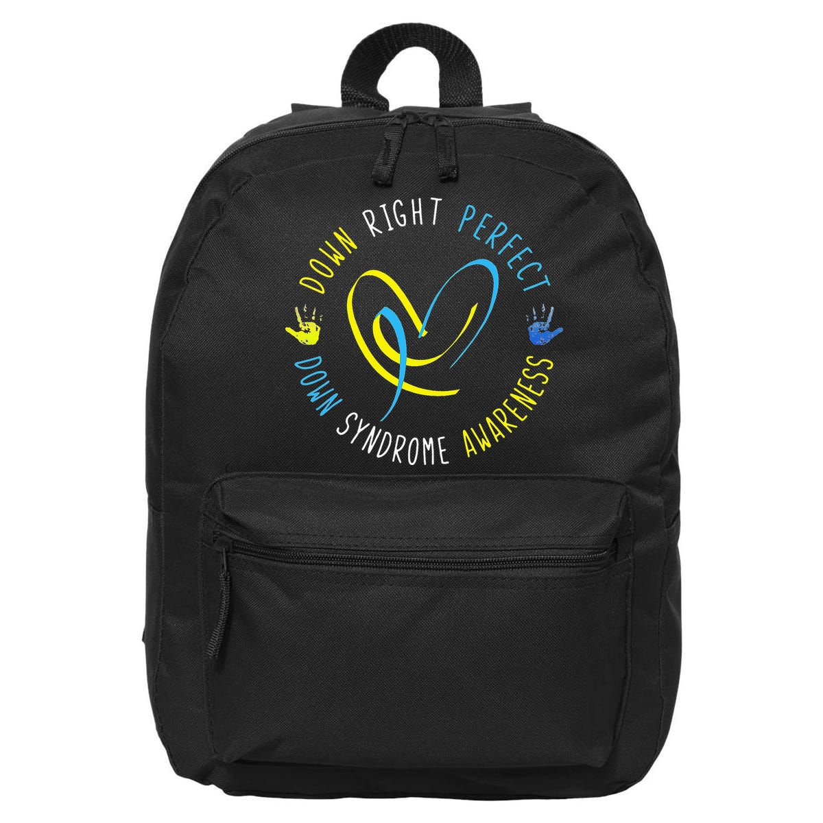 Down Syndrome Awareness Day 21 March Down Right Perfect 16 in Basic Backpack