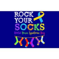 Down Syndrome Awareness Rock Your Socks Bumper Sticker