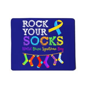 Down Syndrome Awareness Rock Your Socks Mousepad