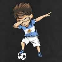 Dabbing Soccer Argentina Jersey Argentinian Football 11oz C Handle Ceramic Mug