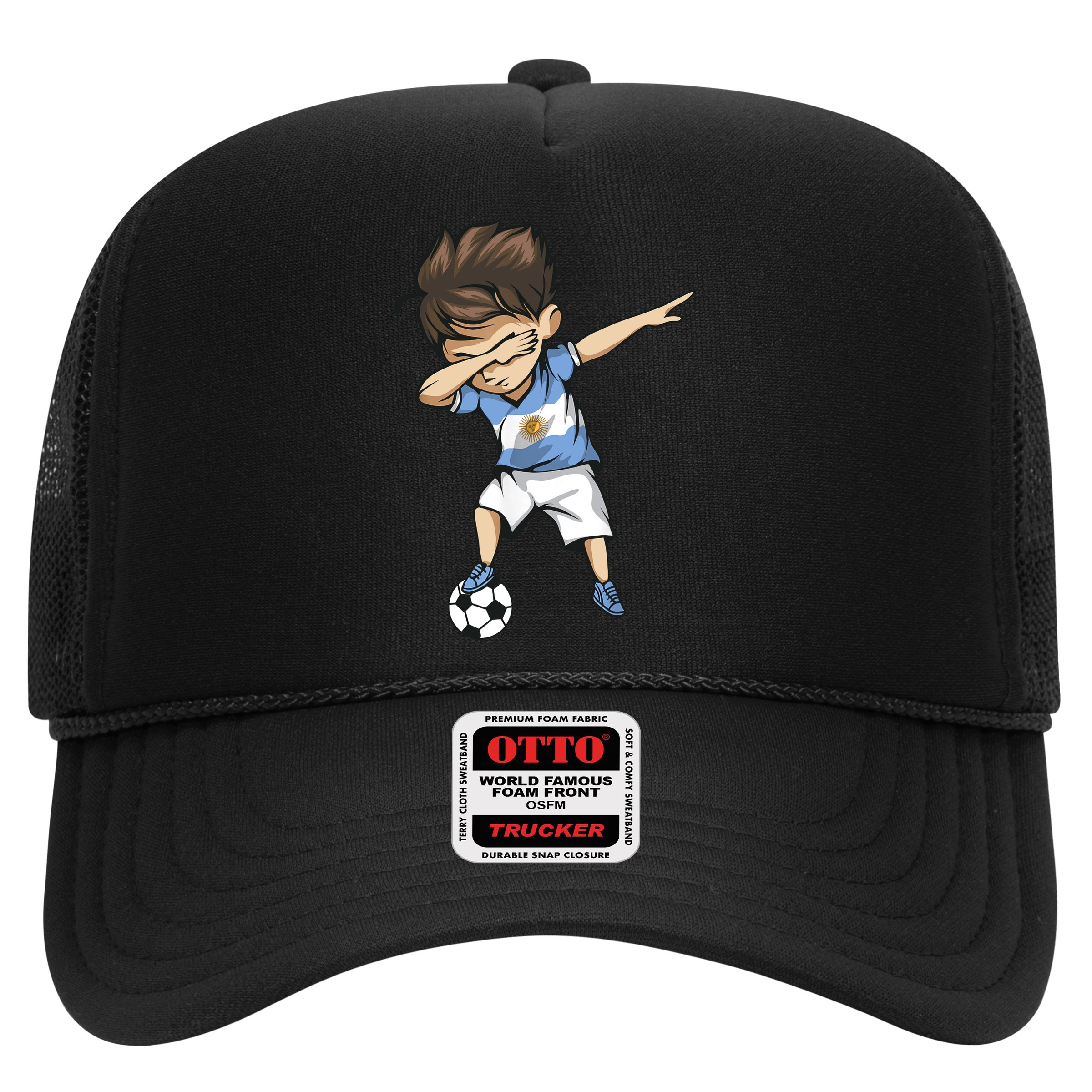 Dabbing Soccer Argentina Jersey Argentinian Football Hat