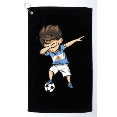 Dabbing Soccer Argentina Jersey Argentinian Football Golf Towel