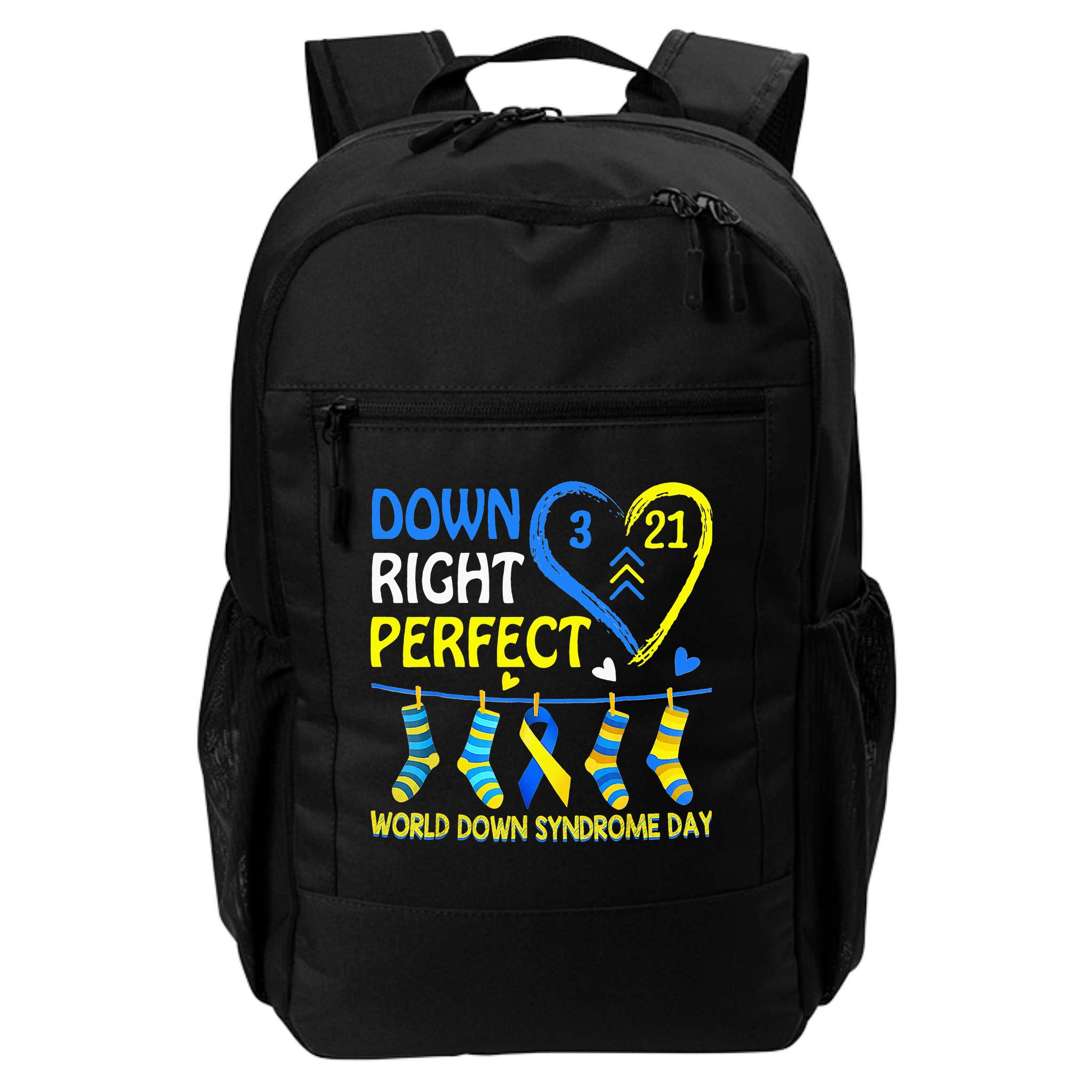Down Syndrome Awareness Down Right Perfect Backpack