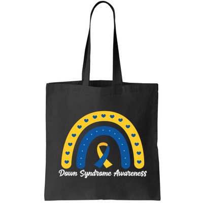 Down Syndrome Awareness Rainbow Ribbon Bag