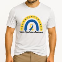Down Syndrome Awareness Rainbow Ribbon Cooling Performance Crew T-Shirt