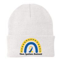 Down Syndrome Awareness Rainbow Ribbon Knit Cap Winter Beanie