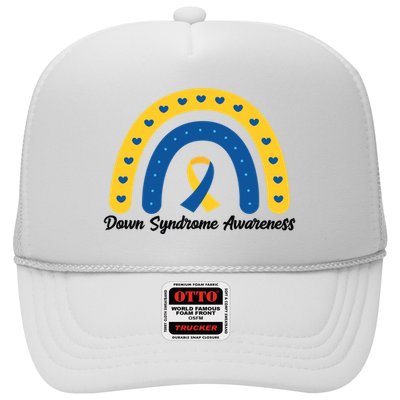 Down Syndrome Awareness Rainbow Ribbon Trucker Hat