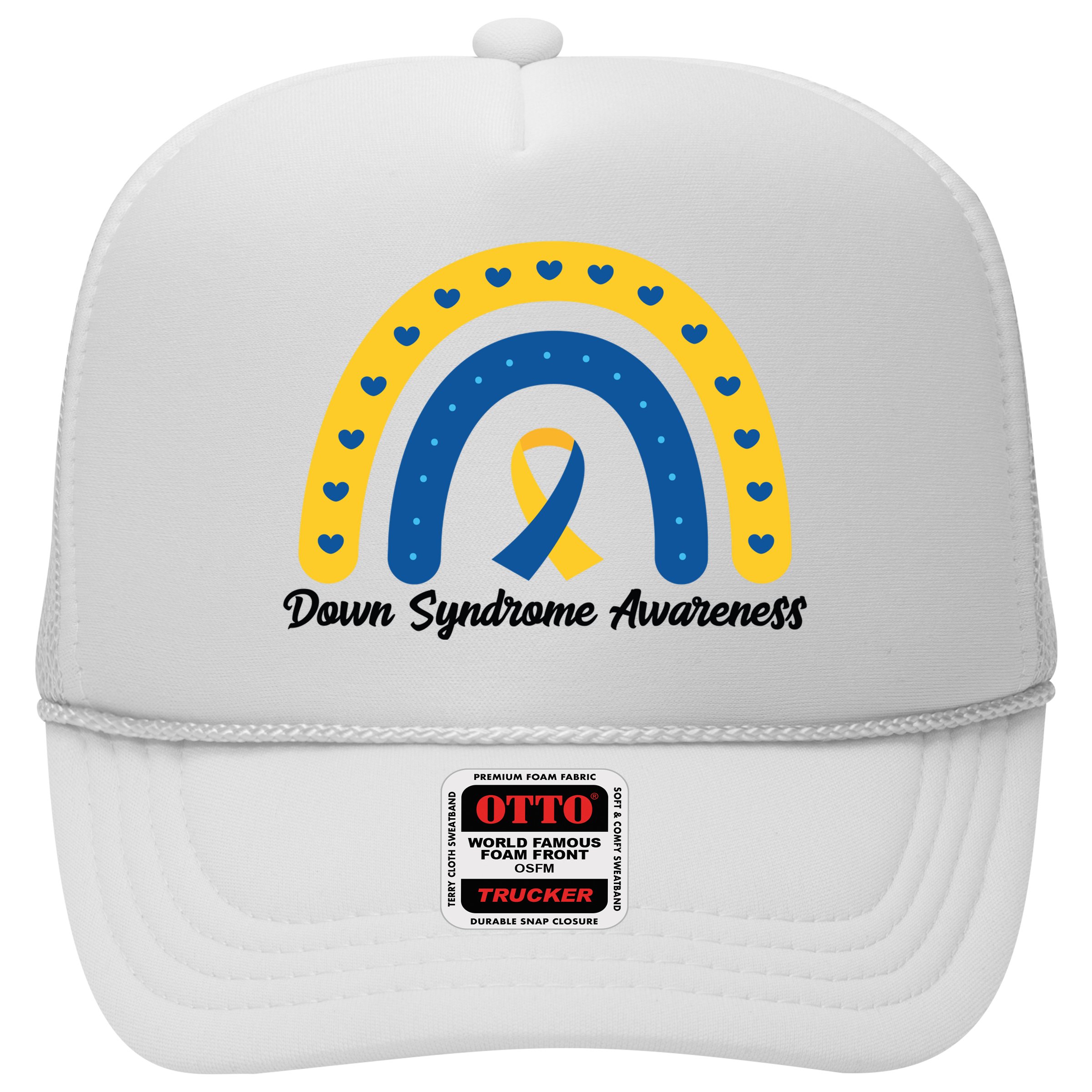 Down Syndrome Awareness Rainbow Ribbon Hat