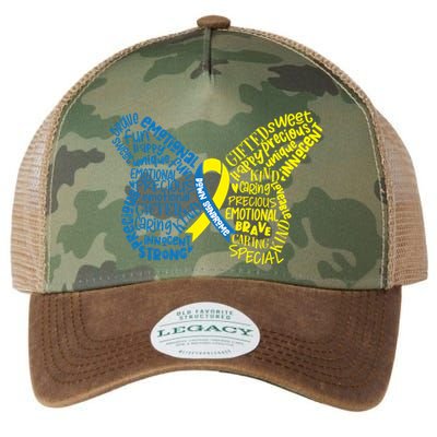 Down Syndrome Awareness Butterfly Legacy Tie Dye Trucker Hat