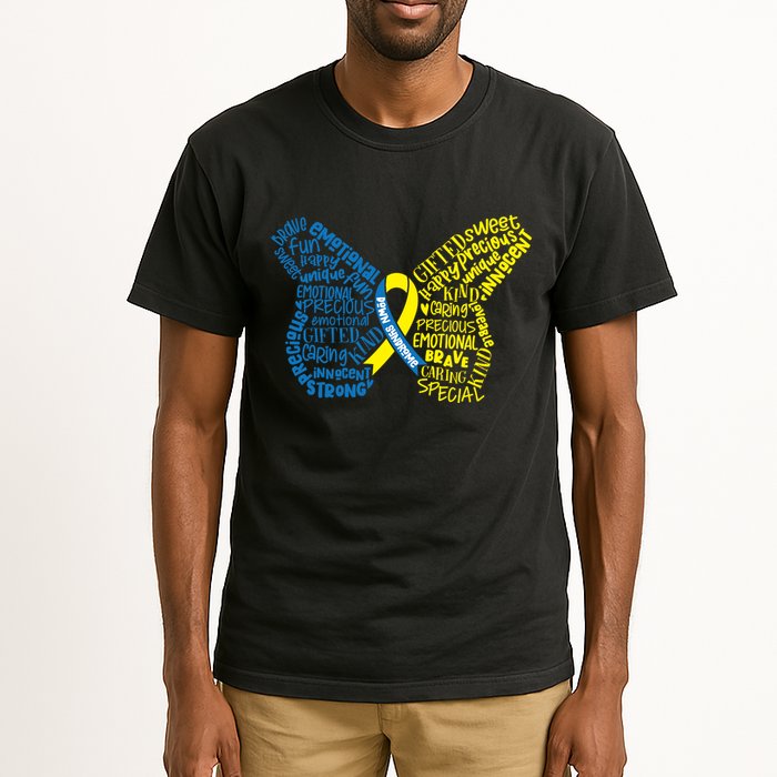 Down Syndrome Awareness Butterfly Tall T-Shirt