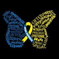 Down Syndrome Awareness Butterfly Tall T-Shirt