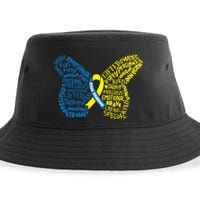 Down Syndrome Awareness Butterfly Sustainable Bucket Hat