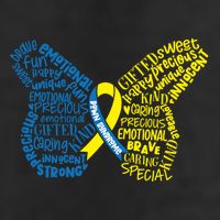 Down Syndrome Awareness Butterfly Adult Drive Performance Visor