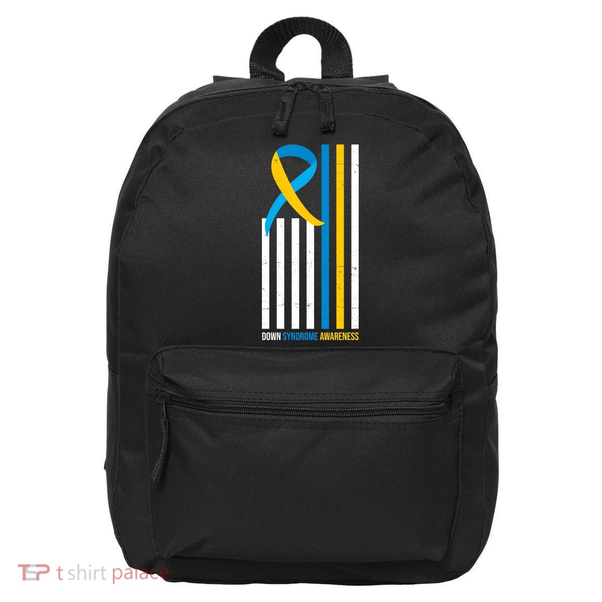 Down Syndrome Awareness Ribbon Flag 16 in Basic Backpack
