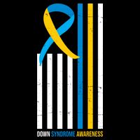 Down Syndrome Awareness Ribbon Flag Wool Snapback Cap