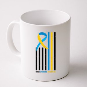 Down Syndrome Awareness Ribbon Flag Coffee Mug