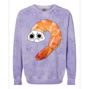 Dandy Shrimpo Angry Shrimp World Birthday Costume Colorblast Crewneck Sweatshirt