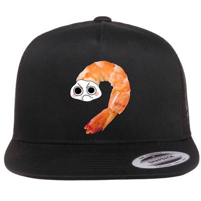 Dandy Shrimpo Angry Shrimp World Birthday Costume Flat Bill Trucker Hat
