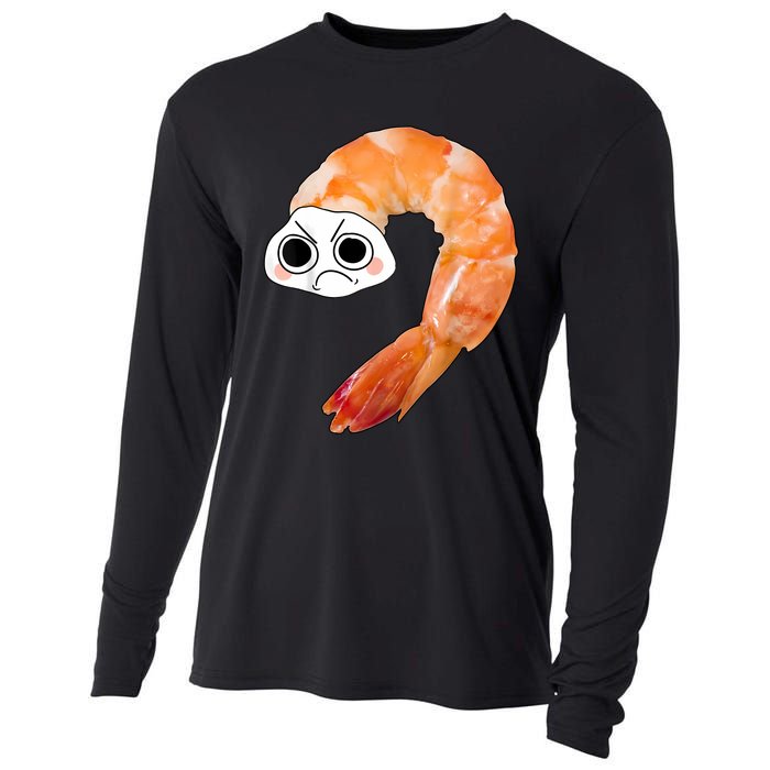 Dandy Shrimpo Angry Shrimp World Birthday Costume Cooling Performance Long Sleeve Crew