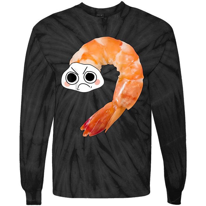 Dandy Shrimpo Angry Shrimp World Birthday Costume Tie-Dye Long Sleeve Shirt