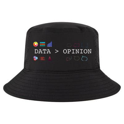 Data Science And Statistics Data Is Greater Than Opinion Cool Comfort Performance Bucket Hat