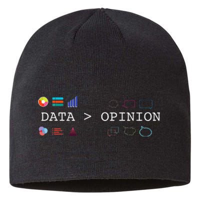 Data Science And Statistics Data Is Greater Than Opinion Sustainable Beanie