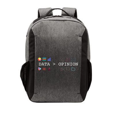 Data Science And Statistics Data Is Greater Than Opinion Vector Backpack