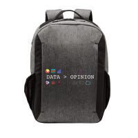 Data Science And Statistics Data Is Greater Than Opinion Vector Backpack