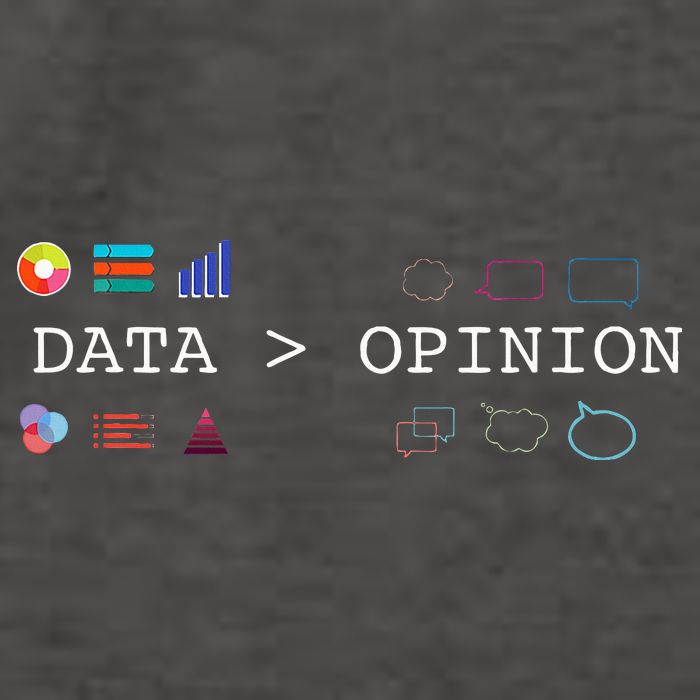 Data Science And Statistics Data Is Greater Than Opinion Vector Backpack
