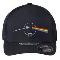 Dark Side Acid House Psychedelic Vibes Design Flexfit Unipanel Trucker Cap