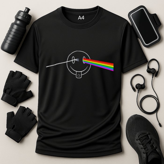 Dark Side Acid House Psychedelic Vibes Design Performance Shirt