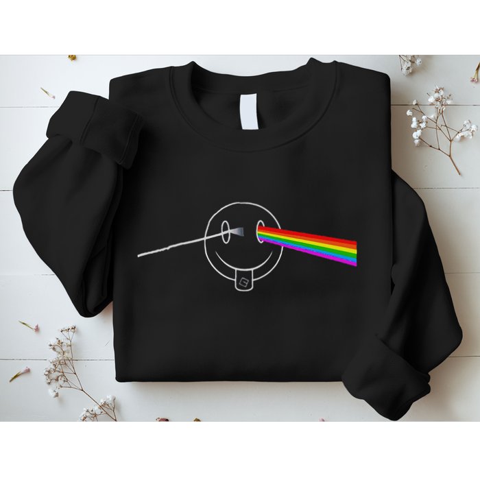 Dark Side Acid House Psychedelic Vibes Design Sweatshirt
