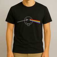 Dark Side Acid House Psychedelic Vibes Design T-Shirt