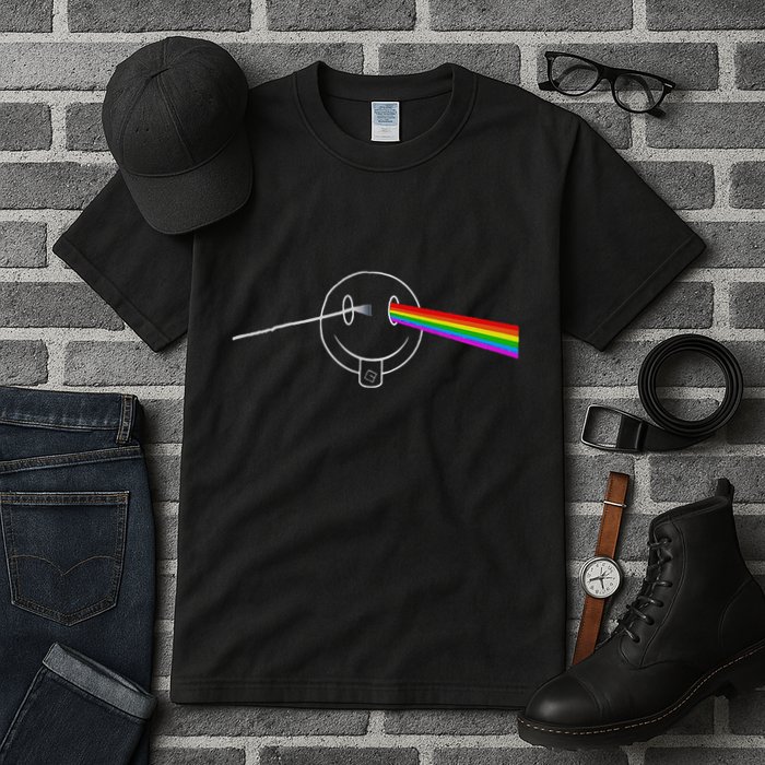 Dark Side Acid House Psychedelic Vibes Design Tall T-Shirt