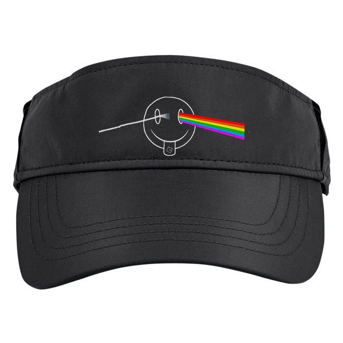 Dark Side Acid House Psychedelic Vibes Design Adult Drive Performance Visor