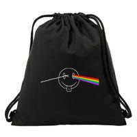 Dark Side Acid House Psychedelic Vibes Design Drawstring Bag