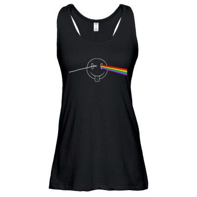 Dark Side Acid House Psychedelic Vibes Design Ladies Essential Flowy Tank